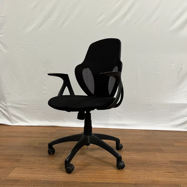 chaise ergonomique noire