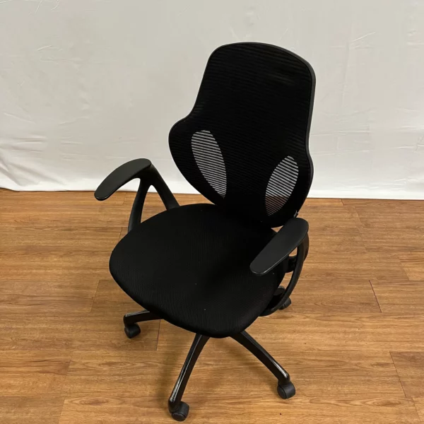 chaise ergonomique noire